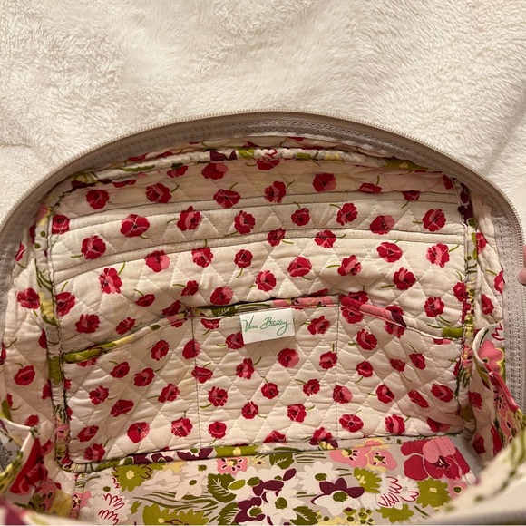 Vera Bradley Large Shoulder Tote in “Make Me Blush”with Matching Wallet - Picture 2 of 6